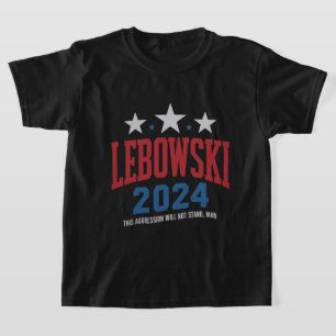 Grappige Lebowski Politieke Verkiezingsstem 2024 T-shirt