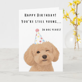 Grappige Leeftijd Grappen Hond Verjaardagskaart Kaart