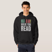 Grappige leesleraar  hoodie (Voorkant volledig)