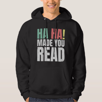 Grappige leesleraar  hoodie