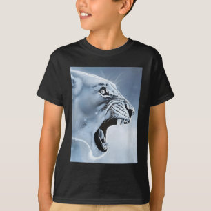 Grappige Leeuw Aap Meme Ragebait Meme Brainrot Gen T-shirt