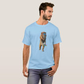 Grappige Leeuw Disc Golf T-shirt (Voorkant volledig)