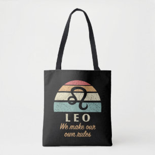 Grappige Leeuw Sterrenbeeld Regels Tote Bag