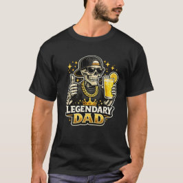 Grappige Legendarische Vader Limonade Koel Skelet T-shirt