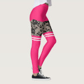 Grappige Leggings Faux Lace Fishnet Sokken en Shor (Rechts)