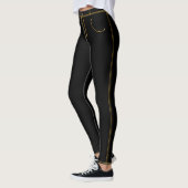 Grappige Leggings met Faux Black Jeans (Links)
