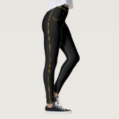 Grappige Leggings met Faux Black Jeans (Rechts)