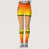 Grappige Leggings met Faux Shorts Sokken (Voorkant)