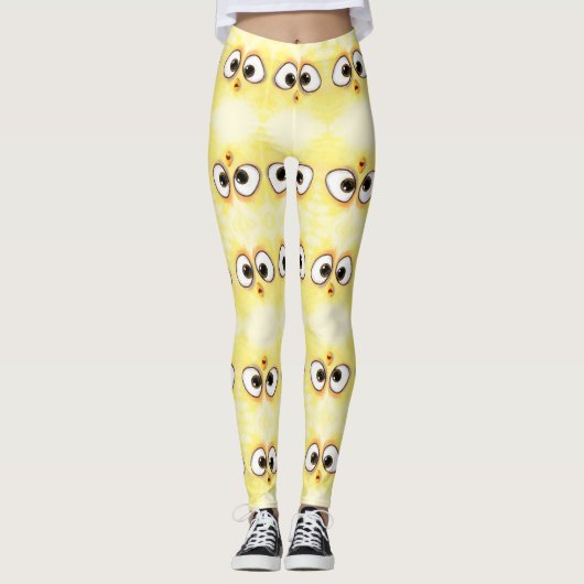 Grappige Leggings met Surprised Eyes (Voorkant)