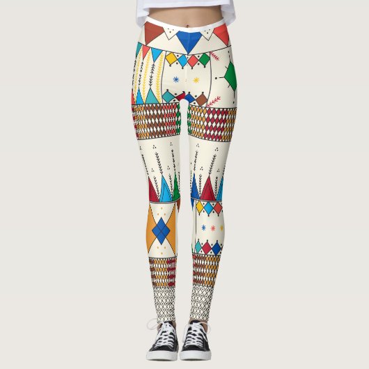 Grappige Leggings, vrouwen nieuwigheid Leggings (Voorkant)