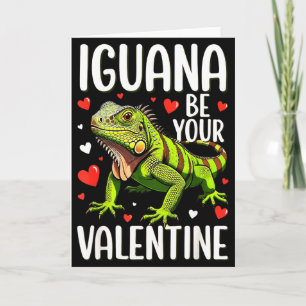 Grappige leguaan wees je Valentijn Kaart