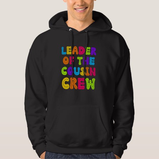Grappige leider van de neef Crew familie neven Squ Hoodie (Voorkant)