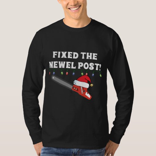Grappige Lelijke Kerst Sweater Party Idee Fixed th T-shirt (Voorkant)