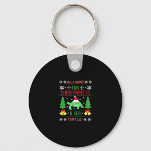 Grappige lelijke kerst T-shirt met afbeelding van Sleutelhanger
