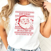 Grappige Lelijke Kersttrui Custom Pickleball T-shirt