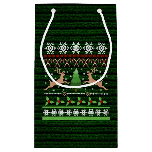 Grappige Lelijke Kersttrui Geïnspireerd Klein Cadeauzakje (Achterkant)