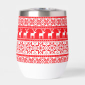 Grappige lelijke kersttrui Nordic Reindeer (Voorkant)