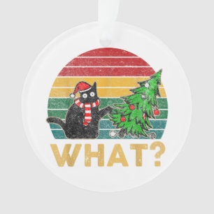 Grappige Lelijke Sweater Kerst Shirt Naughty Cat S Ornament