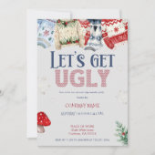 Grappige lelijke trui Corporate Christmas Party Kaart (Voorkant)