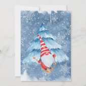 Grappige lelijke trui kabouter kerstfeest kaart (Achterkant)