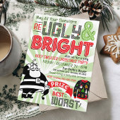 Grappige lelijke trui kerst party uitnodiging