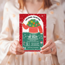 Grappige lelijke trui kerstfeest