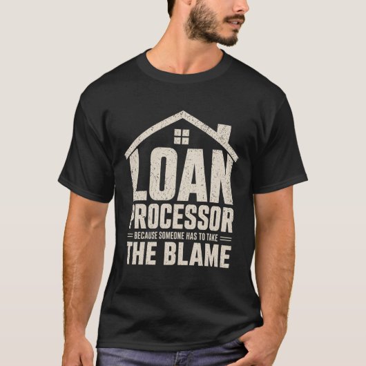 Grappige leningprocessor omdat iemand het moet doe t-shirt (Voorkant)