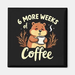 Grappige lentevoorspelling weerbericht Groundhog D Magneet