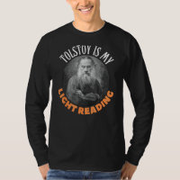 Grappige Leo Tolstoj Russische literatuur, licht l