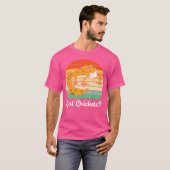 Grappige Leopard Gecko kreeg krekels T-shirt (Voorkant volledig)