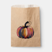 Grappige Leopard Pompoen Halloween Herfst Bedankzakje (Voorkant)