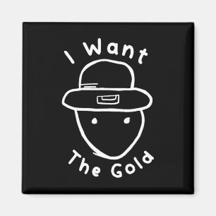 Grappige Leprechaun Amateur Schets Meme St Patrick Magneet