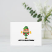 Grappige Leprechaun Briefkaart (Staand voorkant)
