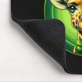 Grappige Leprechaun Giraffe St Patricks Dag Kinder Muismat (Hoek)