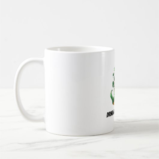 Grappige Leprechaun Koffiemok (Links)