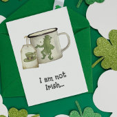 Grappige Leprechaun Koffiemok St. Patrick's Dag Ka Aankondiging