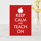 Grappige leraar appreciatie week wenskaarten kaart (Gele Bloem)