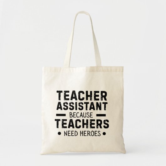 Grappige leraar assistent grap tote bag (Voorkant)
