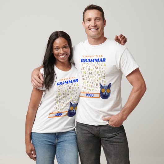 Grappige leraar Engels - Je grammatica corrigeren T-shirt (Unisex)