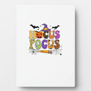 Grappige Leraar Hocus Pocus Iedereen Focus Hallowe Fotoplaat