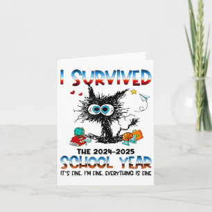 Grappige leraar ik heb de laatste schooldag overle kaart