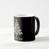 Grappige Leraar Kerstmis | Leer Liefde Kerstliedbo Magische Mok (Voorkant rechts)