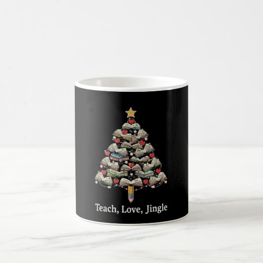 Grappige Leraar Kerstmis | Leer Liefde Kerstliedbo Magische Mok (Center)