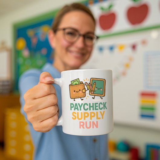 Grappige leraar klaslokaal offer cup; School Koffiemok