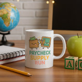 Grappige leraar klaslokaal offer cup; School Koffiemok