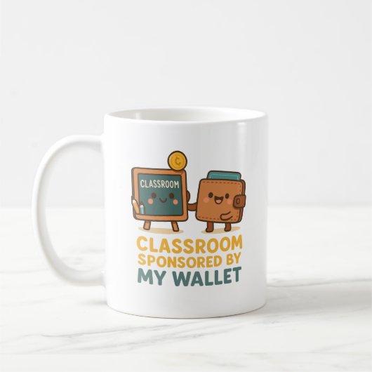 Grappige leraar koffiekopje; empowering leraar koffiemok (Links)