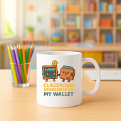 Grappige leraar koffiekopje; empowering leraar koffiemok