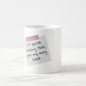 Grappige leraar Mok - "Als je dit leest, geef (Center)