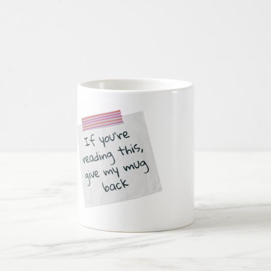 Grappige leraar Mok - "Als je dit leest, geef (Center)