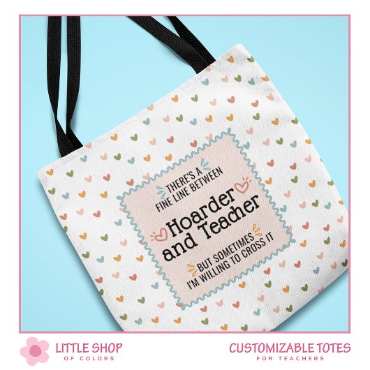 Grappige Leraar Schoolbenodigdheden Hamsteraar Tote Bag